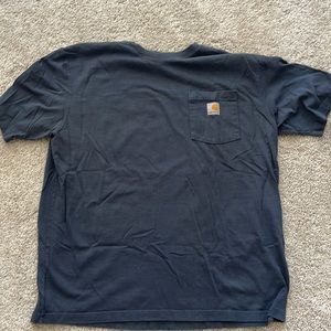 Large navy blue carhartt shirt